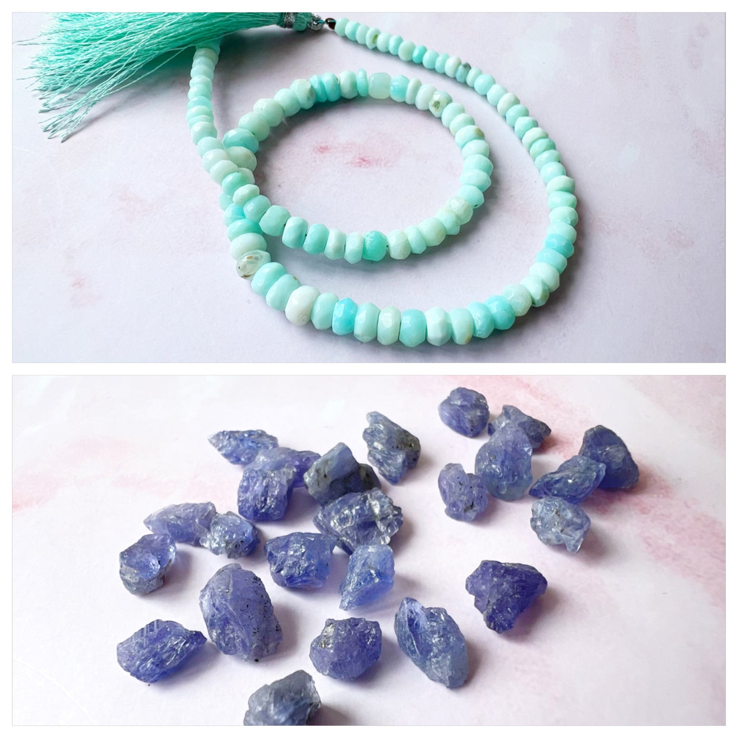 GOLD - Peruvian Opal Customisable bracelets - adjustable