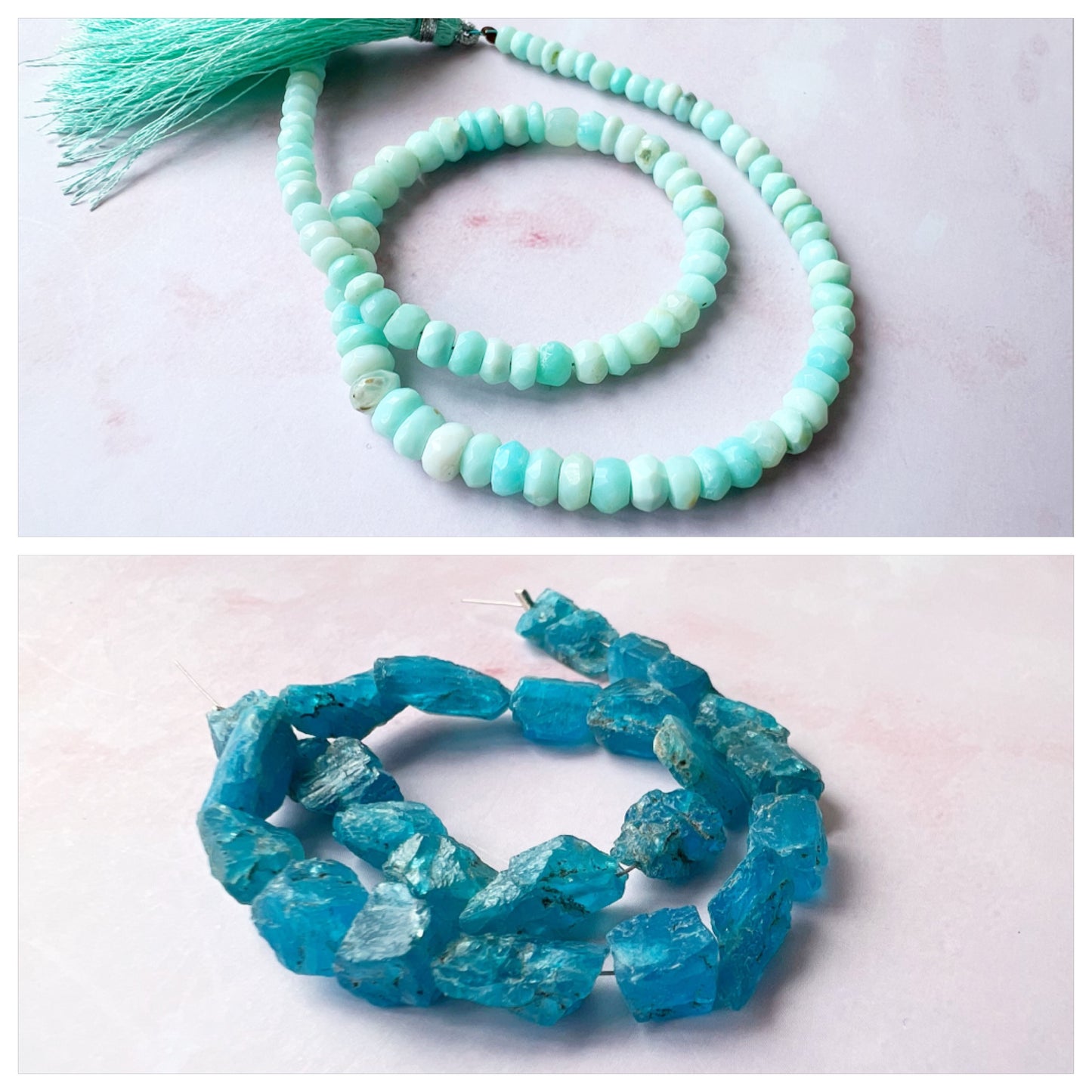 GOLD - Peruvian Opal Customisable bracelets - adjustable