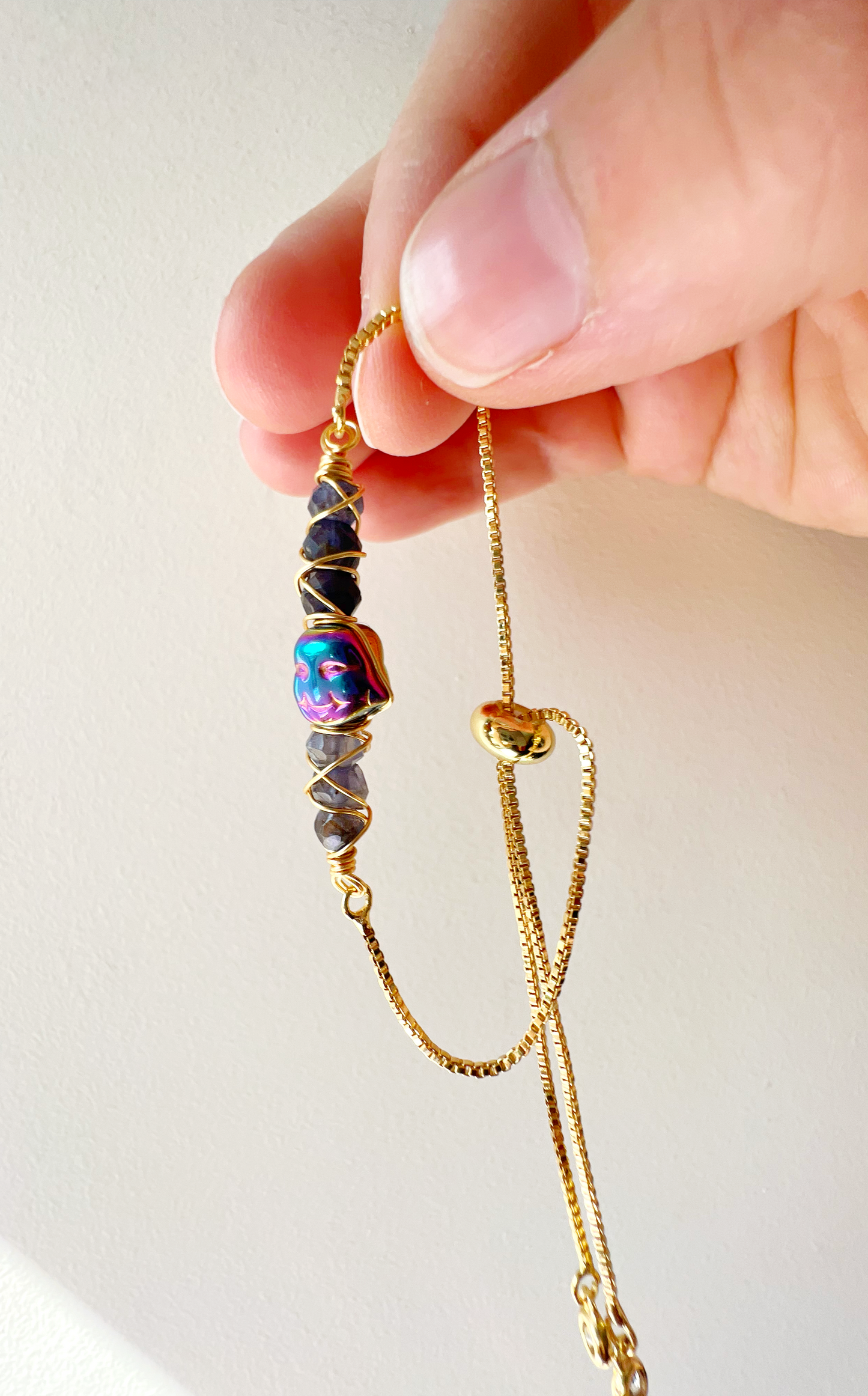 GOLD - Iolite Customisable bracelets