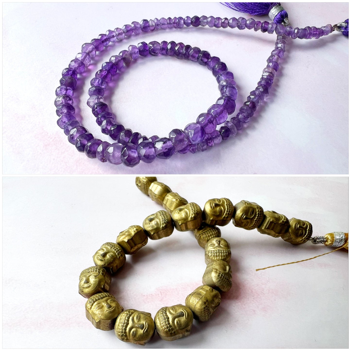 ROSE GOLD - Amethyst Customisable bracelets