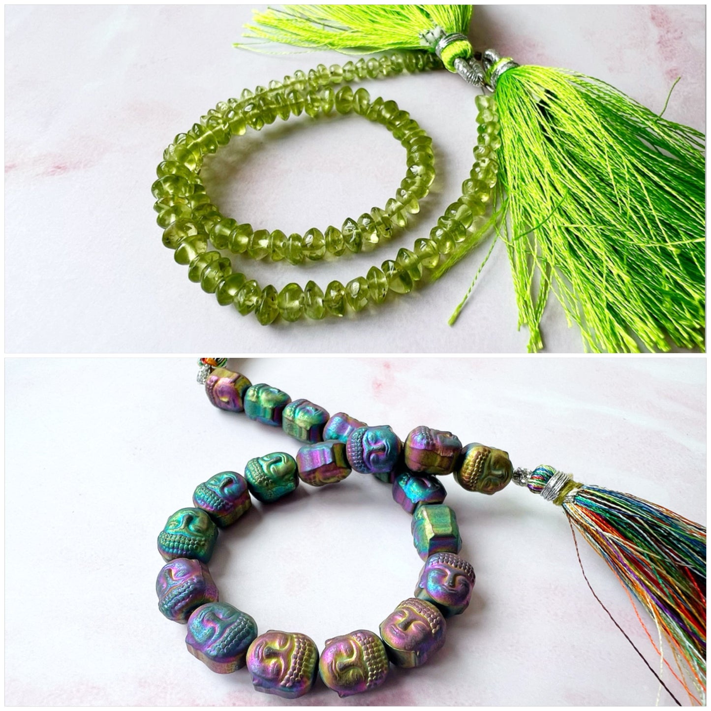 ROSE GOLD - Peridot Customisable bracelets