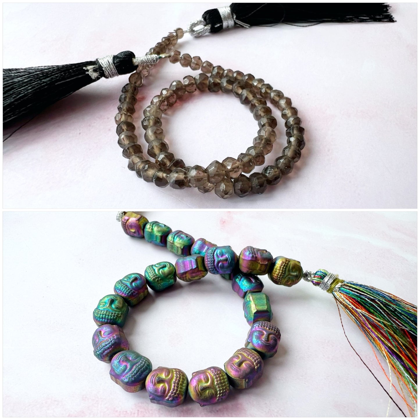 GOLD - Smokey Quartz Customisable bracelets