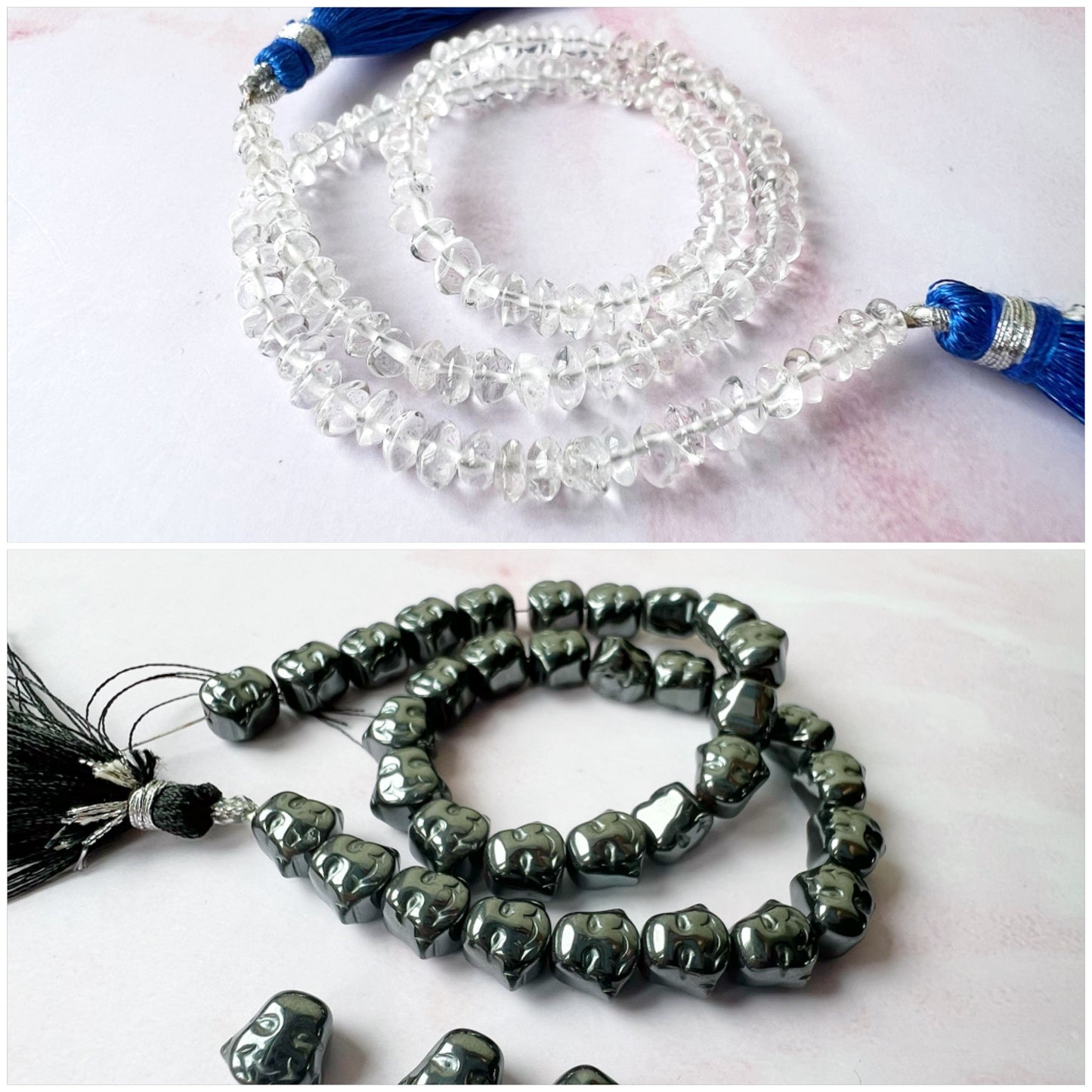 SILVER - Clear Quartz Customisable bracelets