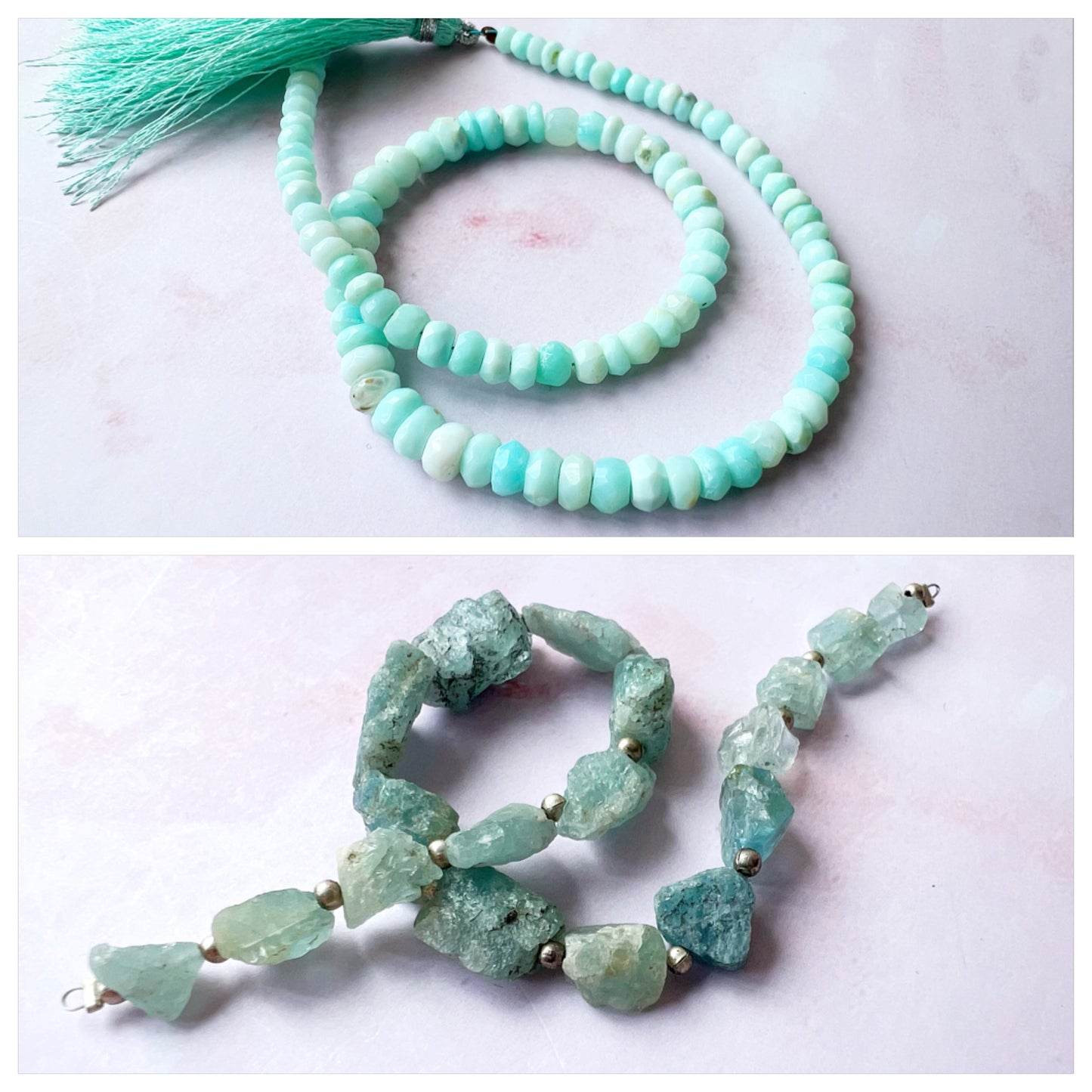GOLD - Peruvian Opal Customisable bracelets - adjustable