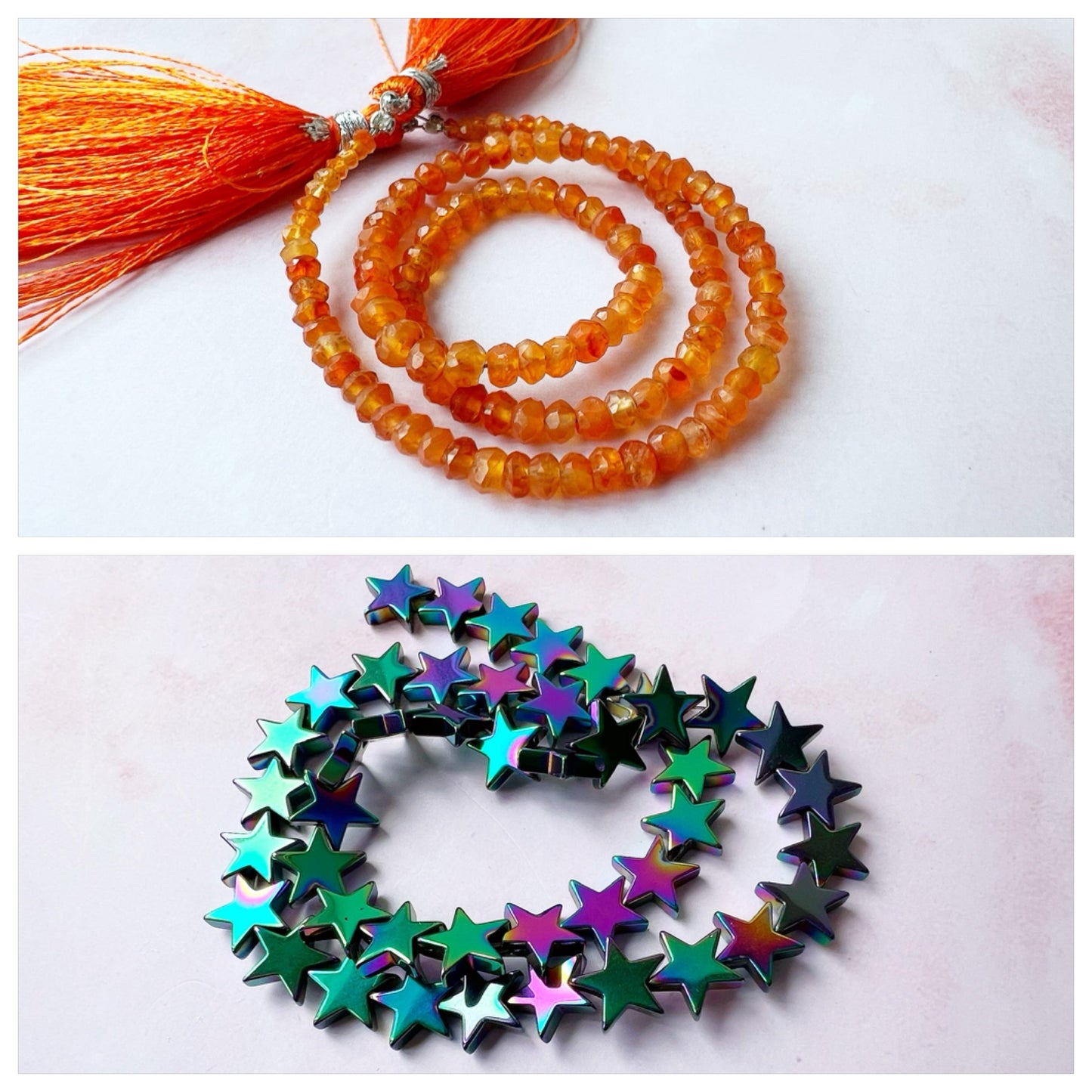 ROSE GOLD - Carnelian Customisable bracelets