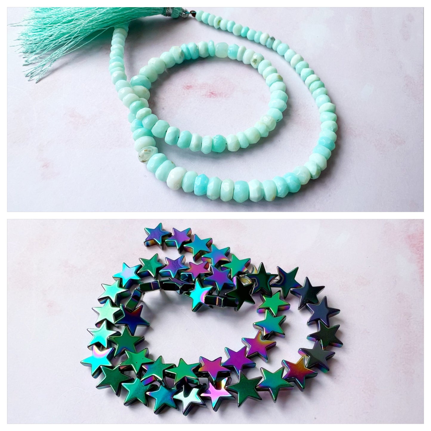 GOLD - Peruvian Opal Customisable bracelets - adjustable