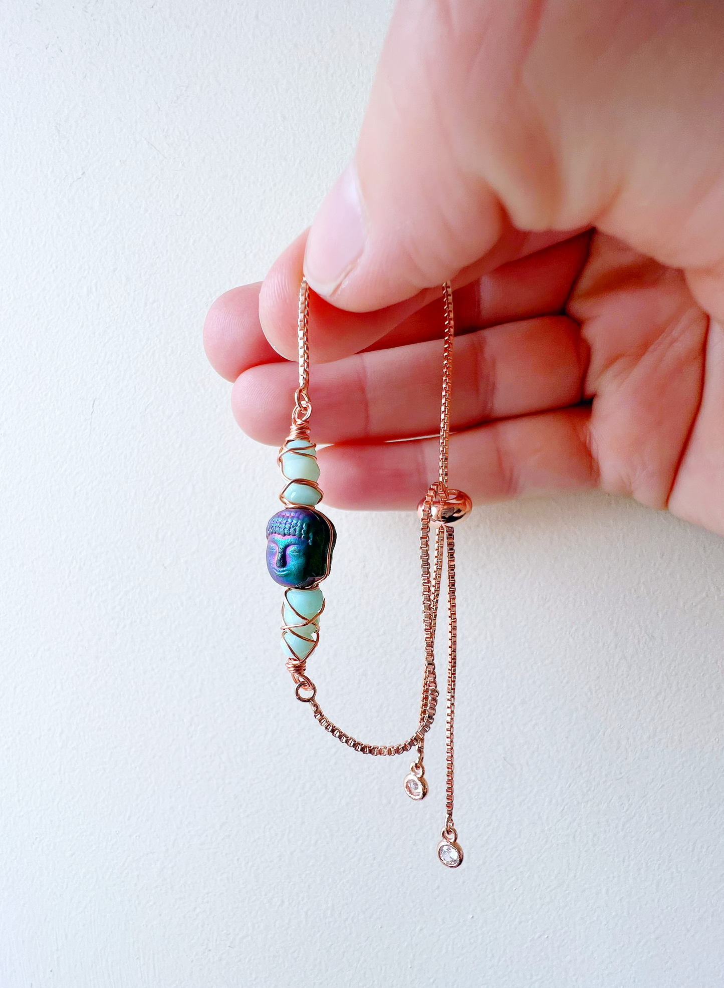 ROSE GOLD - Peruvian Opal Customisable bracelets