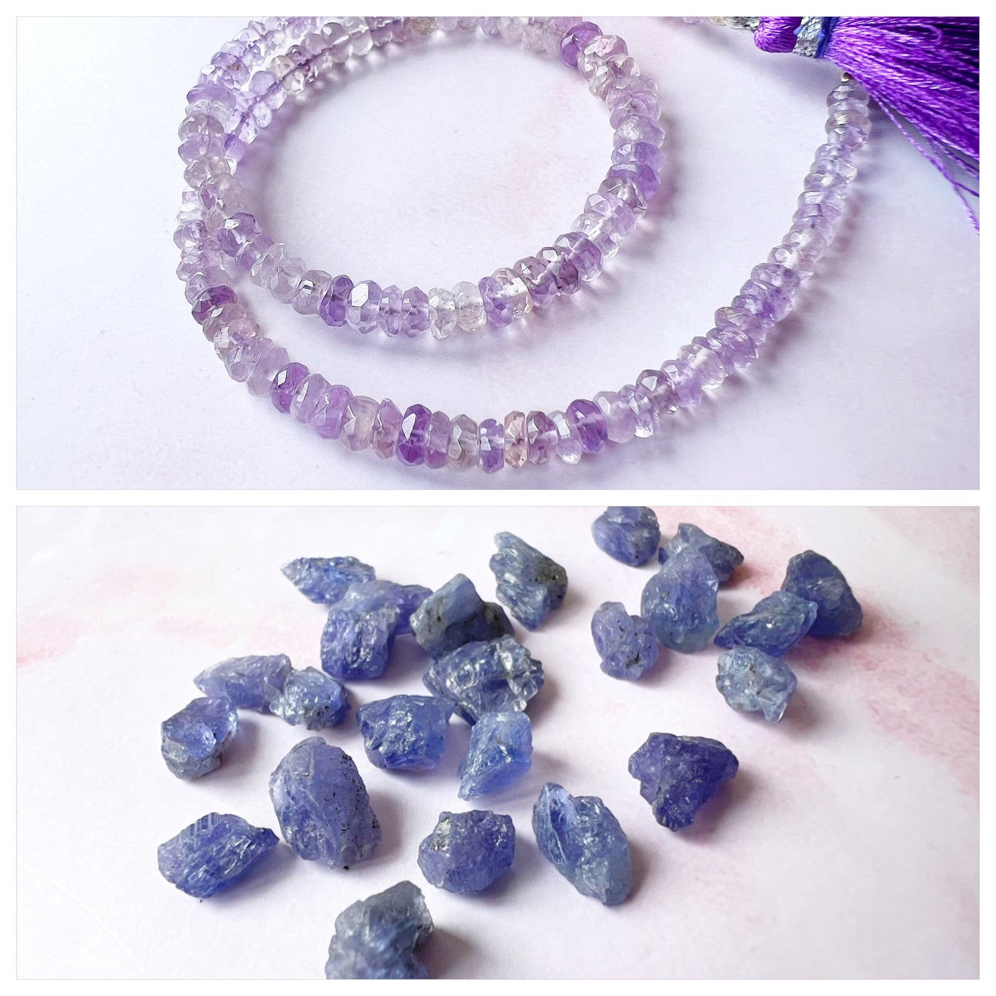 GOLD - Pink Amethyst Customisable bracelets