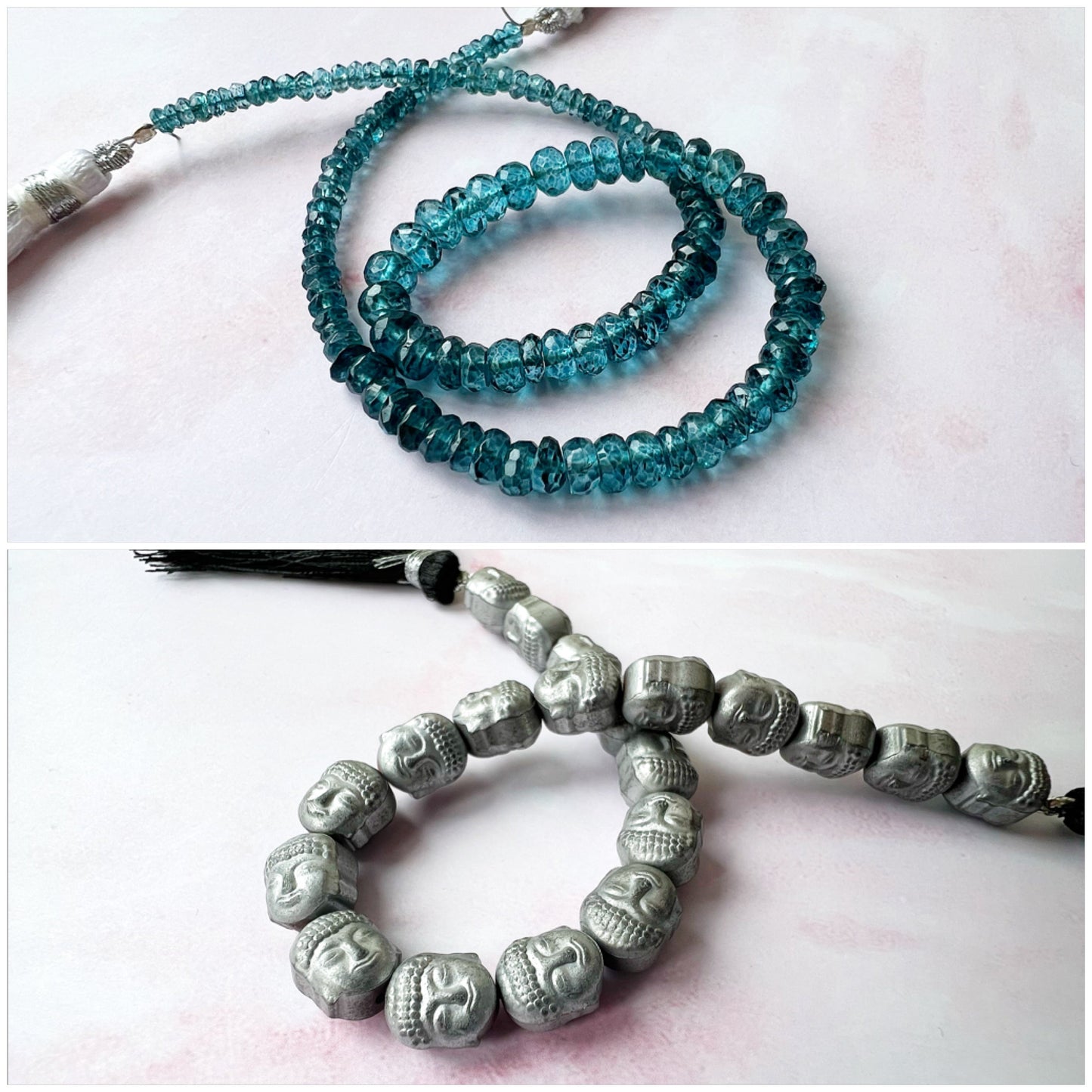 SILVER - London Blue Quartz Customisable bracelets