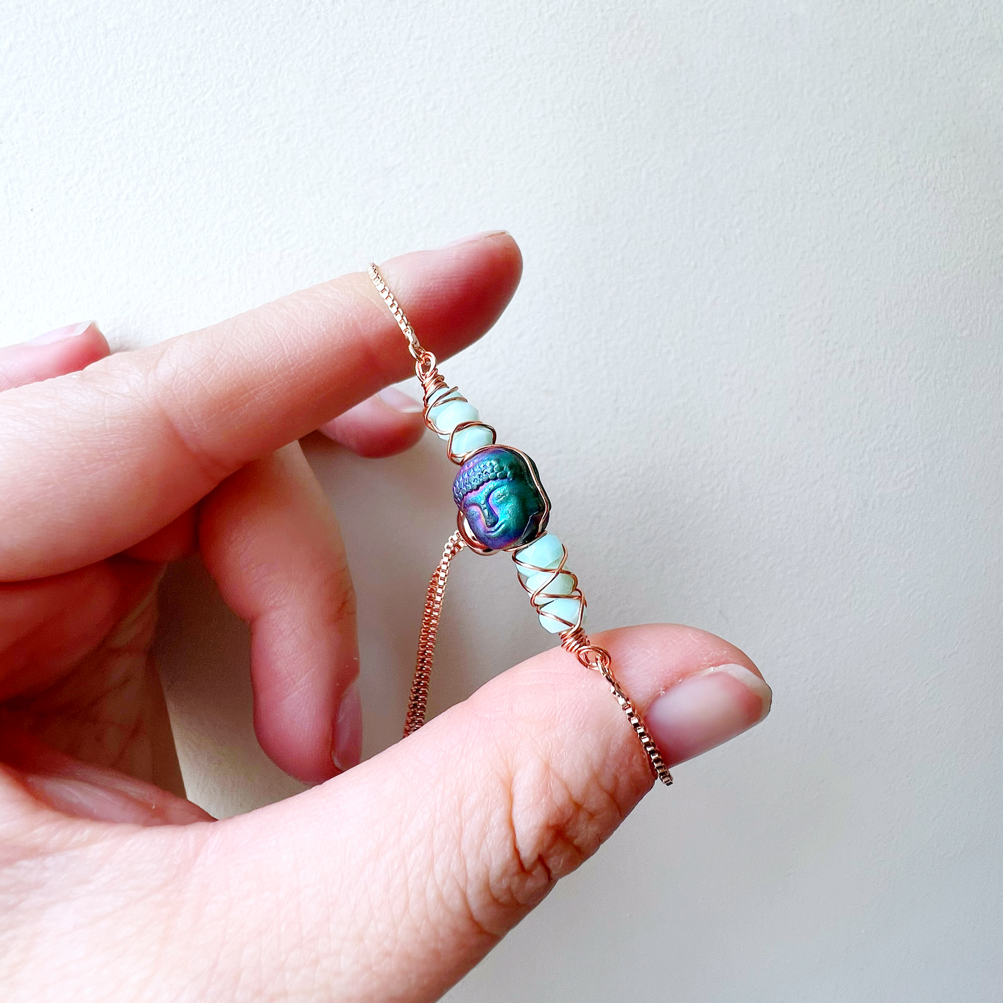 ROSE GOLD - Peruvian Opal Customisable bracelets