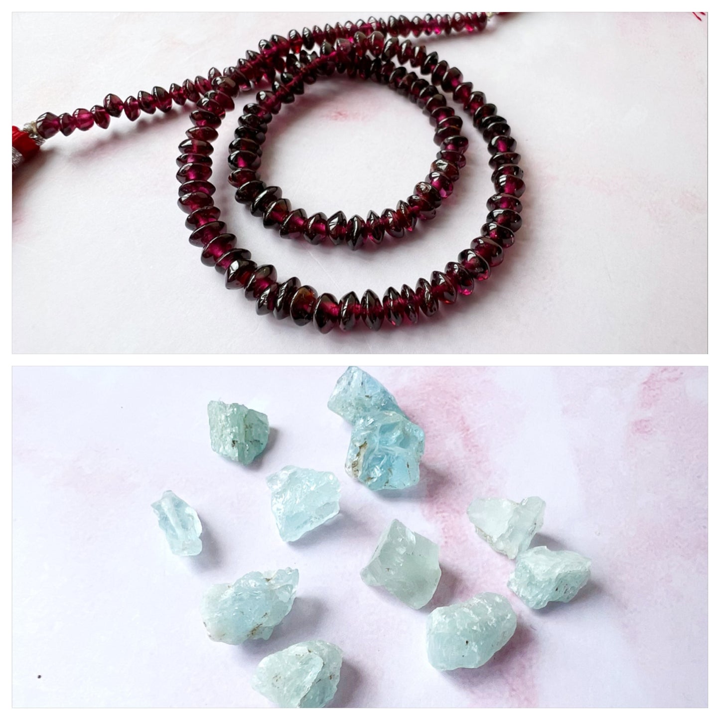 GOLD - Garnet Customisable bracelets