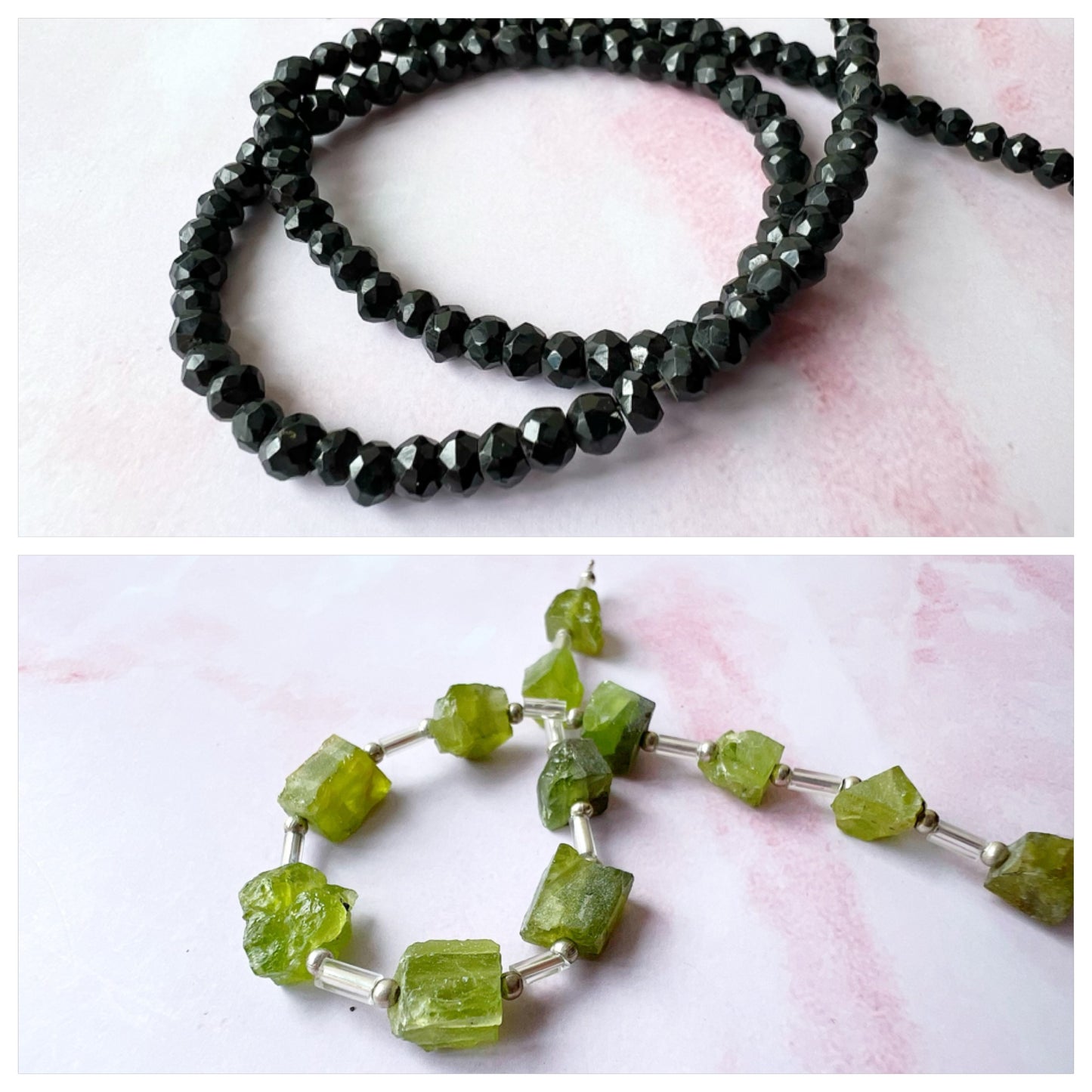 GOLD - Black Spinel Customisable bracelets