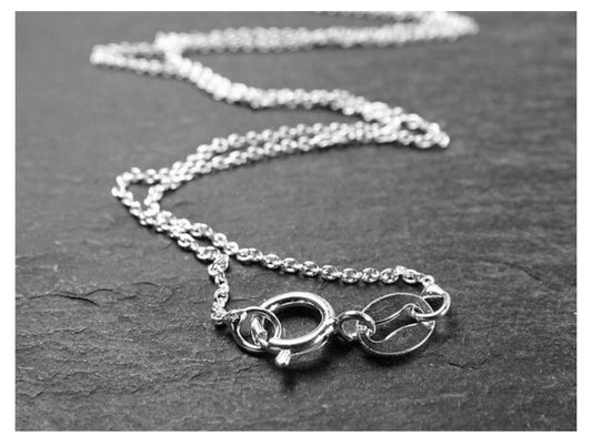 Upgrade - 925 sterling silver 18” fine cable chain