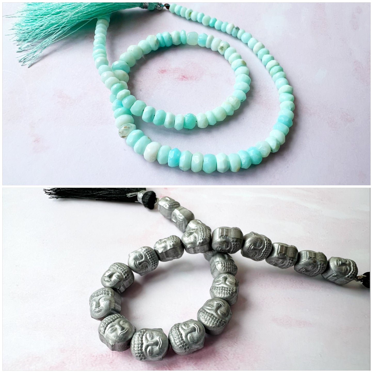 GOLD - Peruvian Opal Customisable bracelets - adjustable