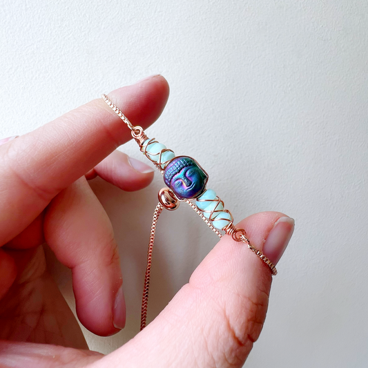 ROSE GOLD - Peruvian Opal Customisable bracelets