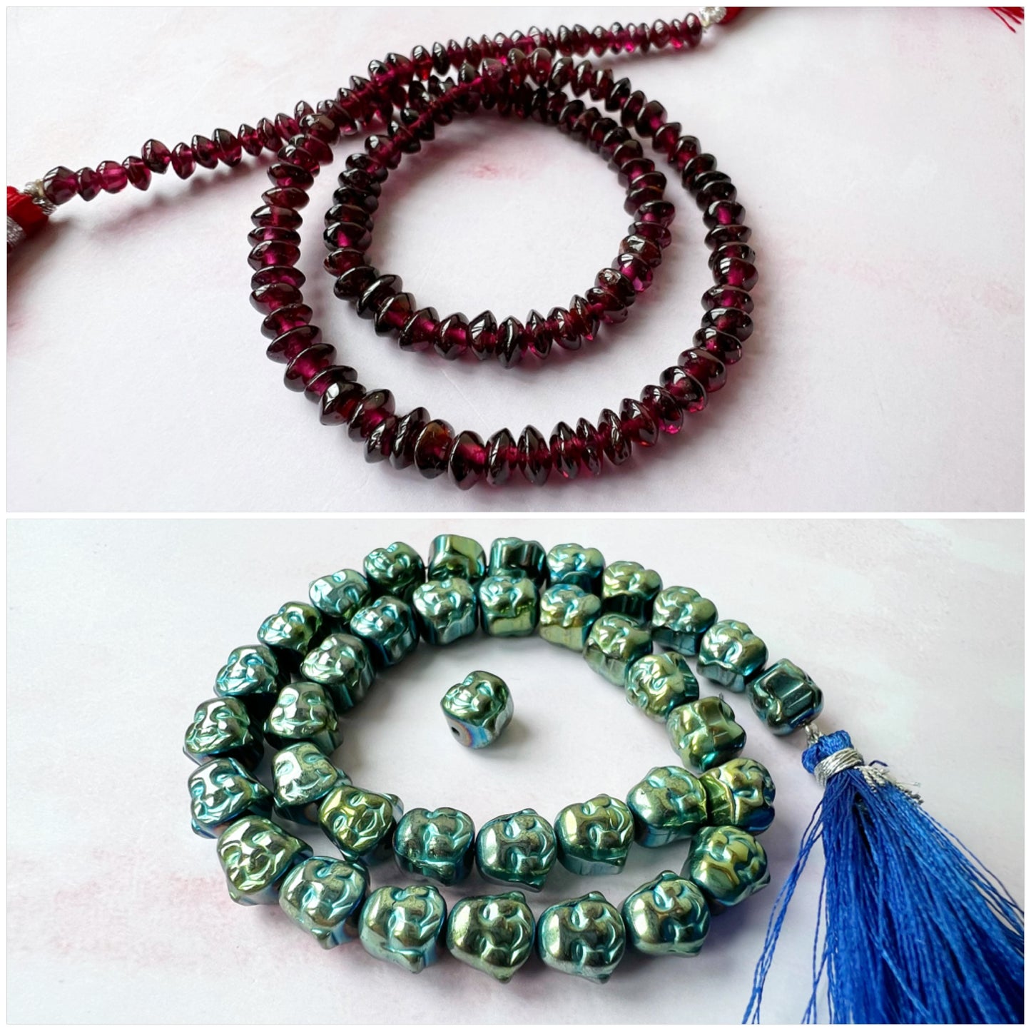 GOLD - Garnet Customisable bracelets
