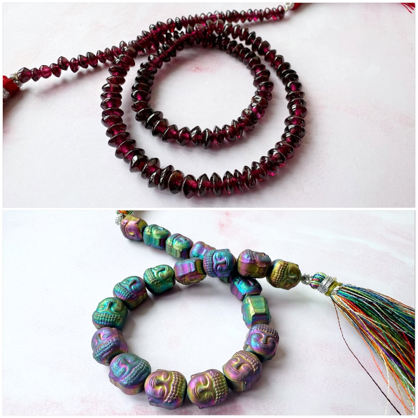 GOLD - Garnet Customisable bracelets