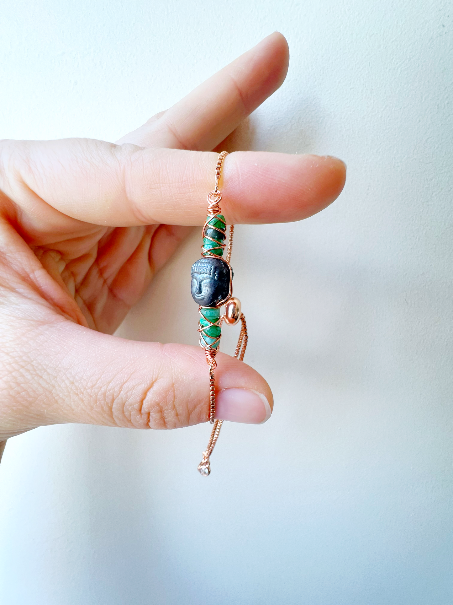ROSE GOLD - Emerald Customisable bracelets