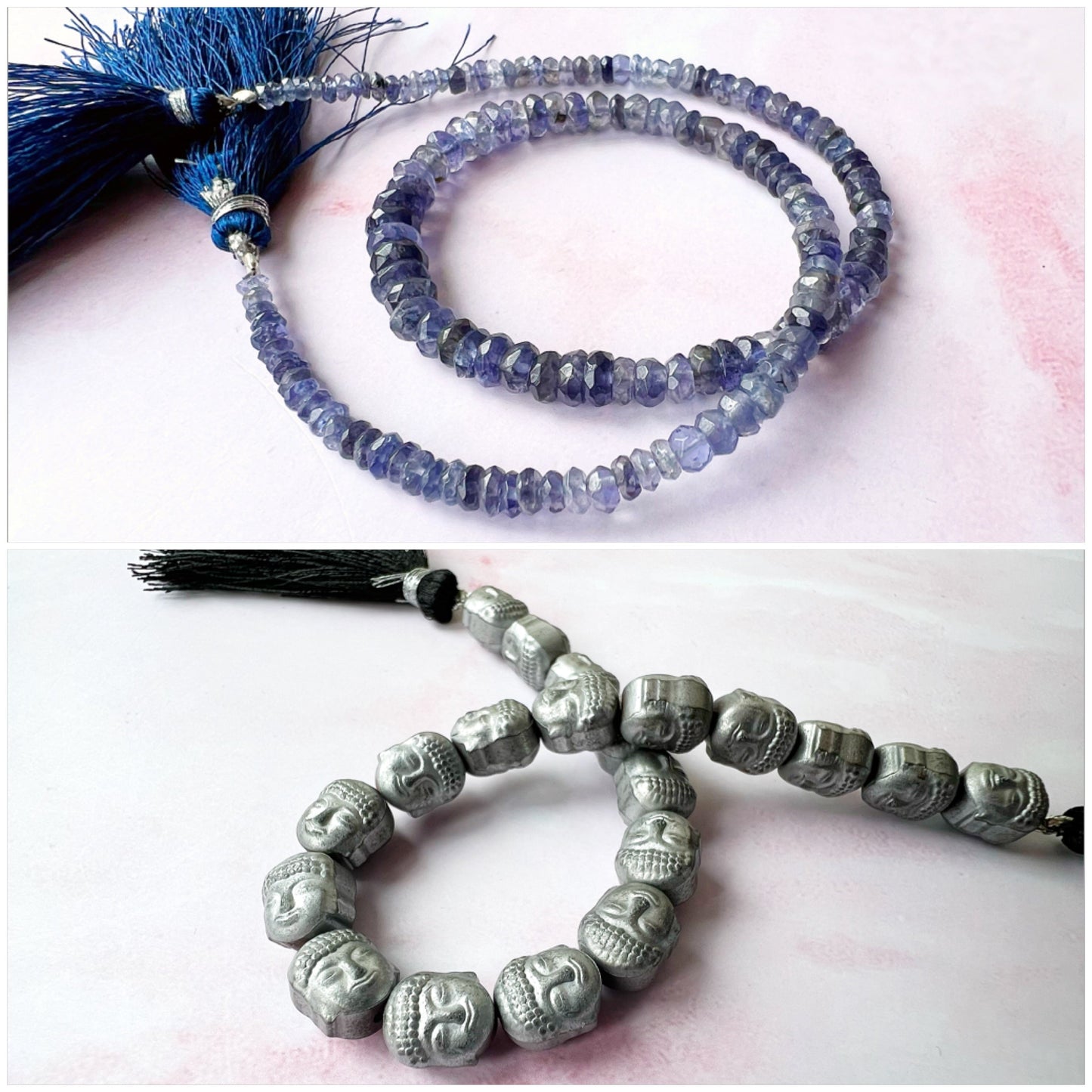 SILVER - Iolite Customisable bracelets