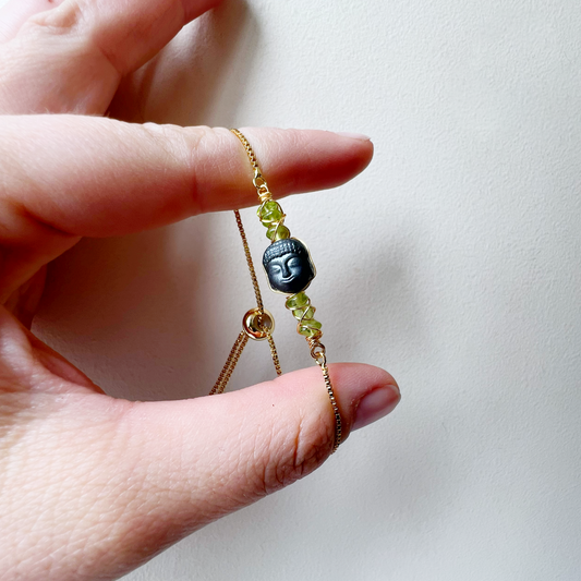 GOLD - Peridot Customisable bracelets