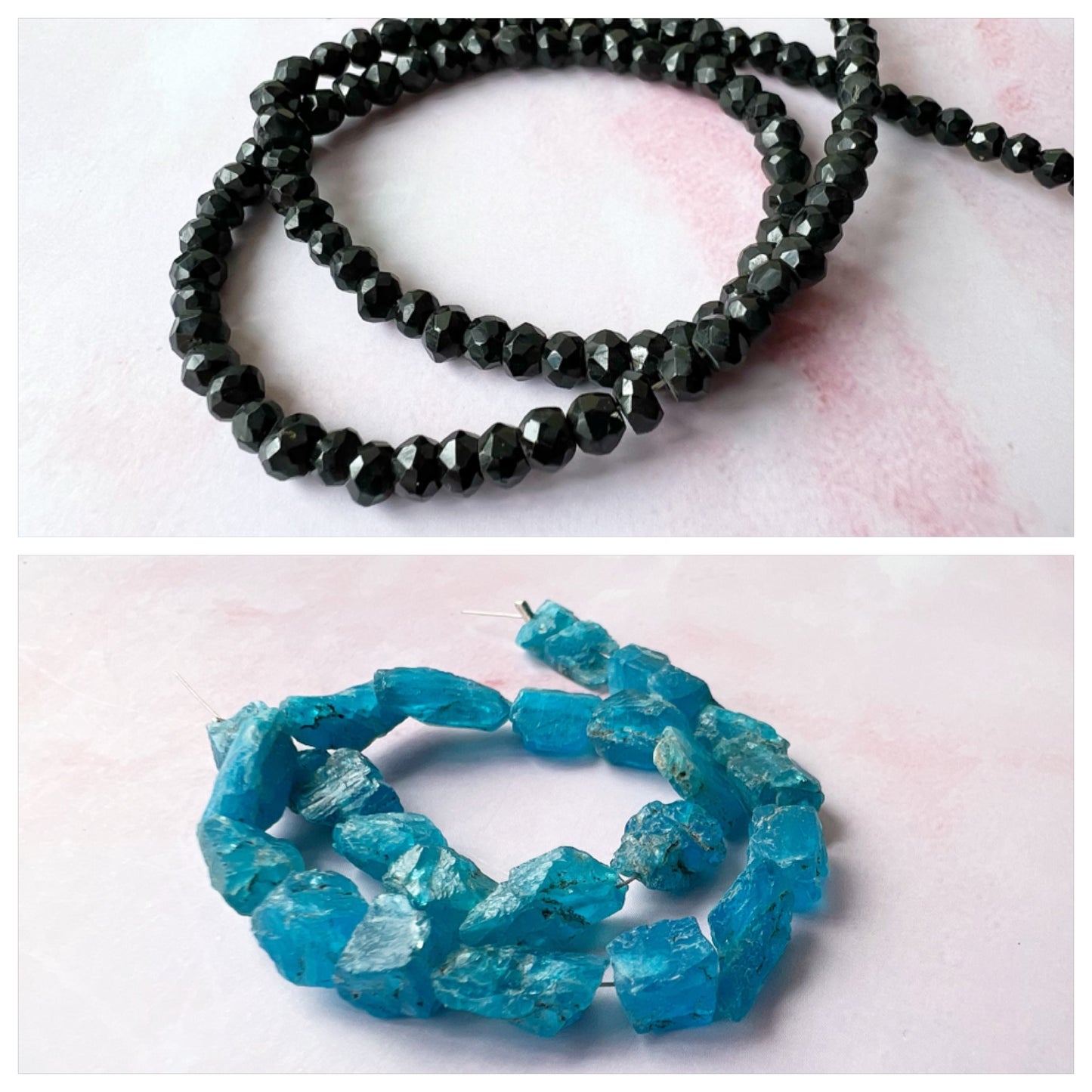 GOLD - Black Spinel Customisable bracelets