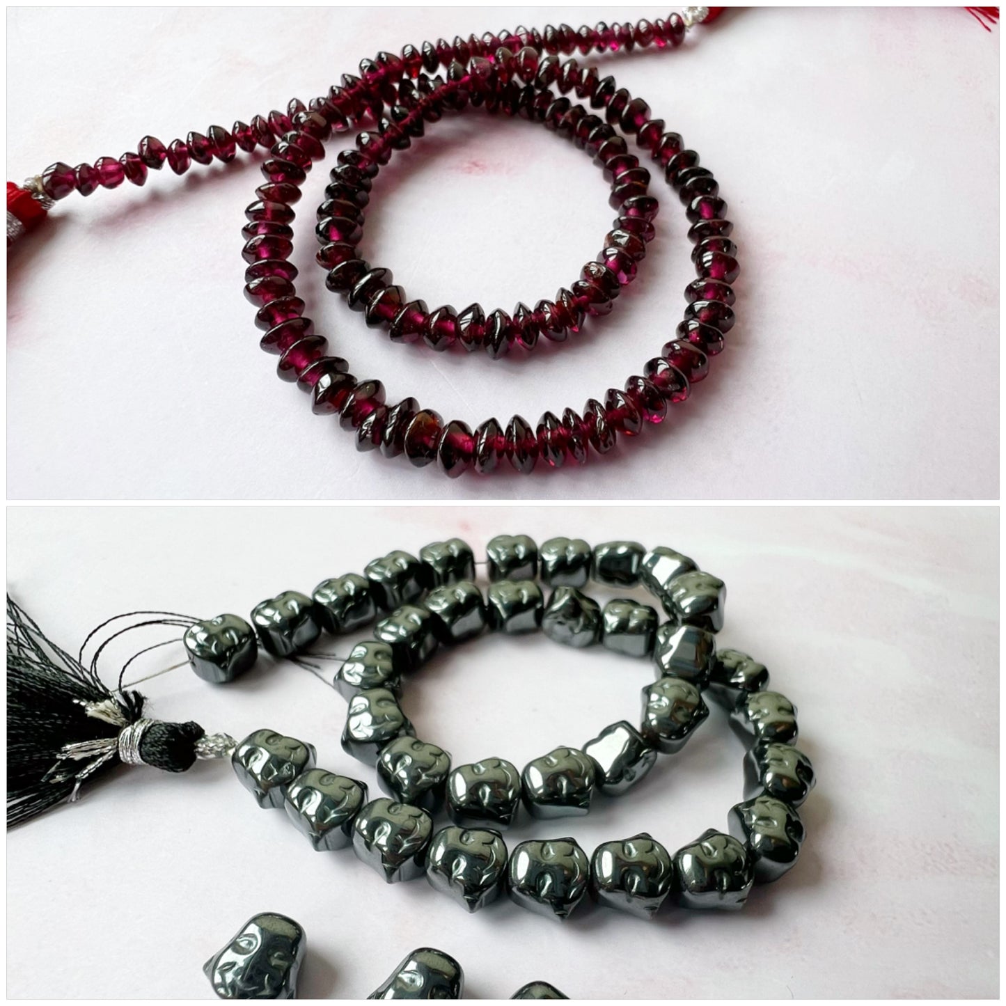 GOLD - Garnet Customisable bracelets