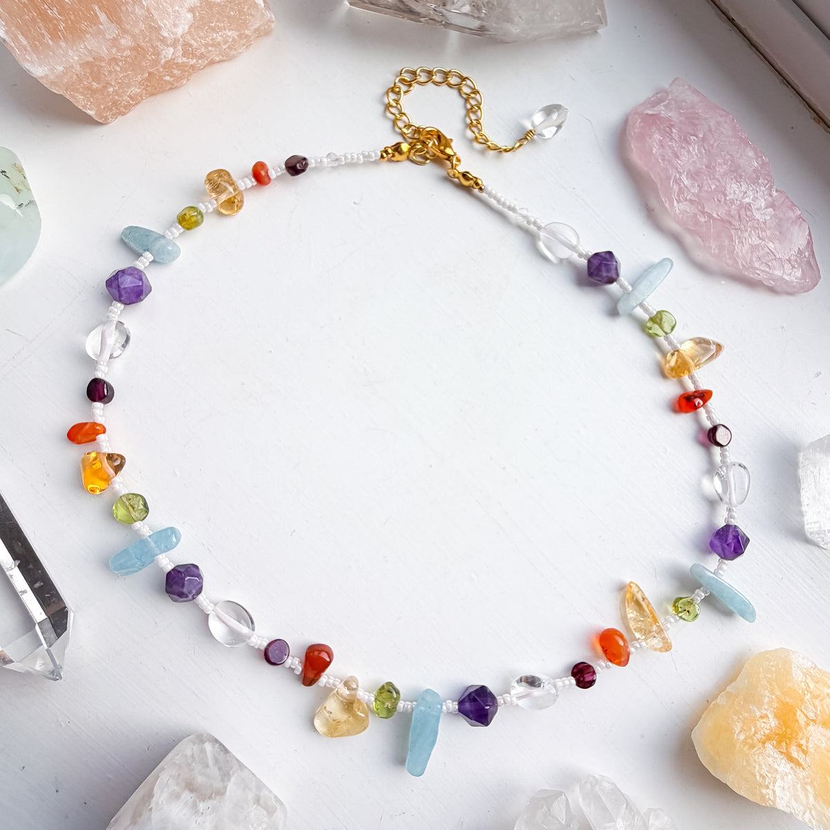 . 🌈✨💎 Chakra Rainbow Choker 💎✨🌈