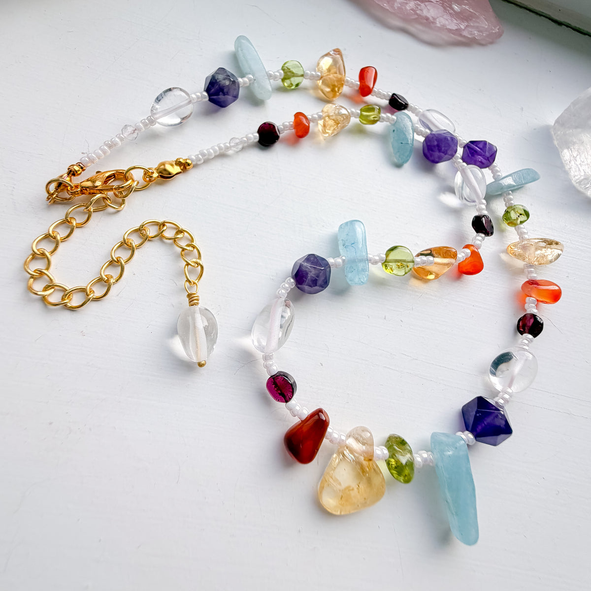 . 🌈✨💎 Chakra Rainbow Choker 💎✨🌈