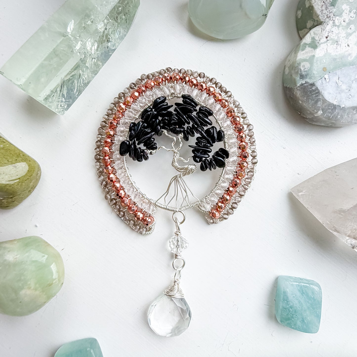 🌙 Light Held Safe — Protective Tree of Life Talisman Necklace