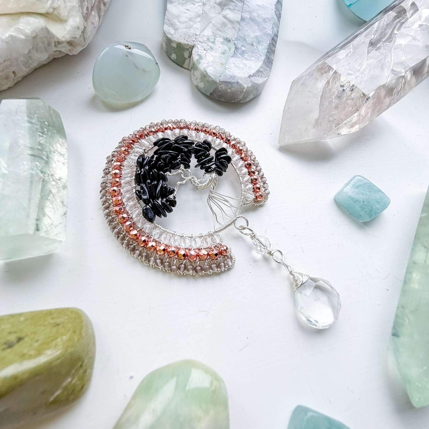 🌙 Light Held Safe — Protective Tree of Life Talisman Necklace