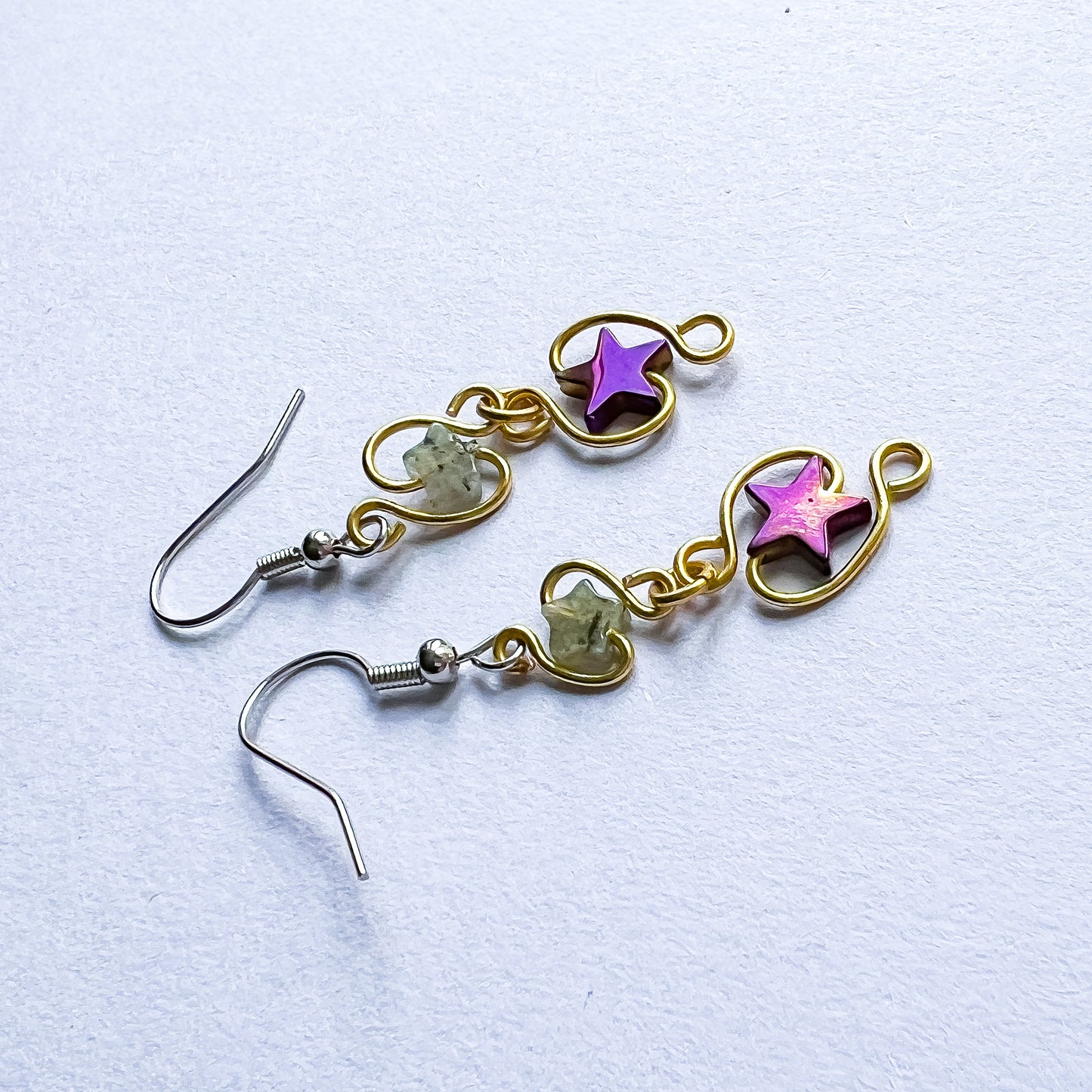 ✨🌌🌈 Star Bracelet and Earring set 🌈🌌✨ Jewellery MakerTV Piece 🩷💚