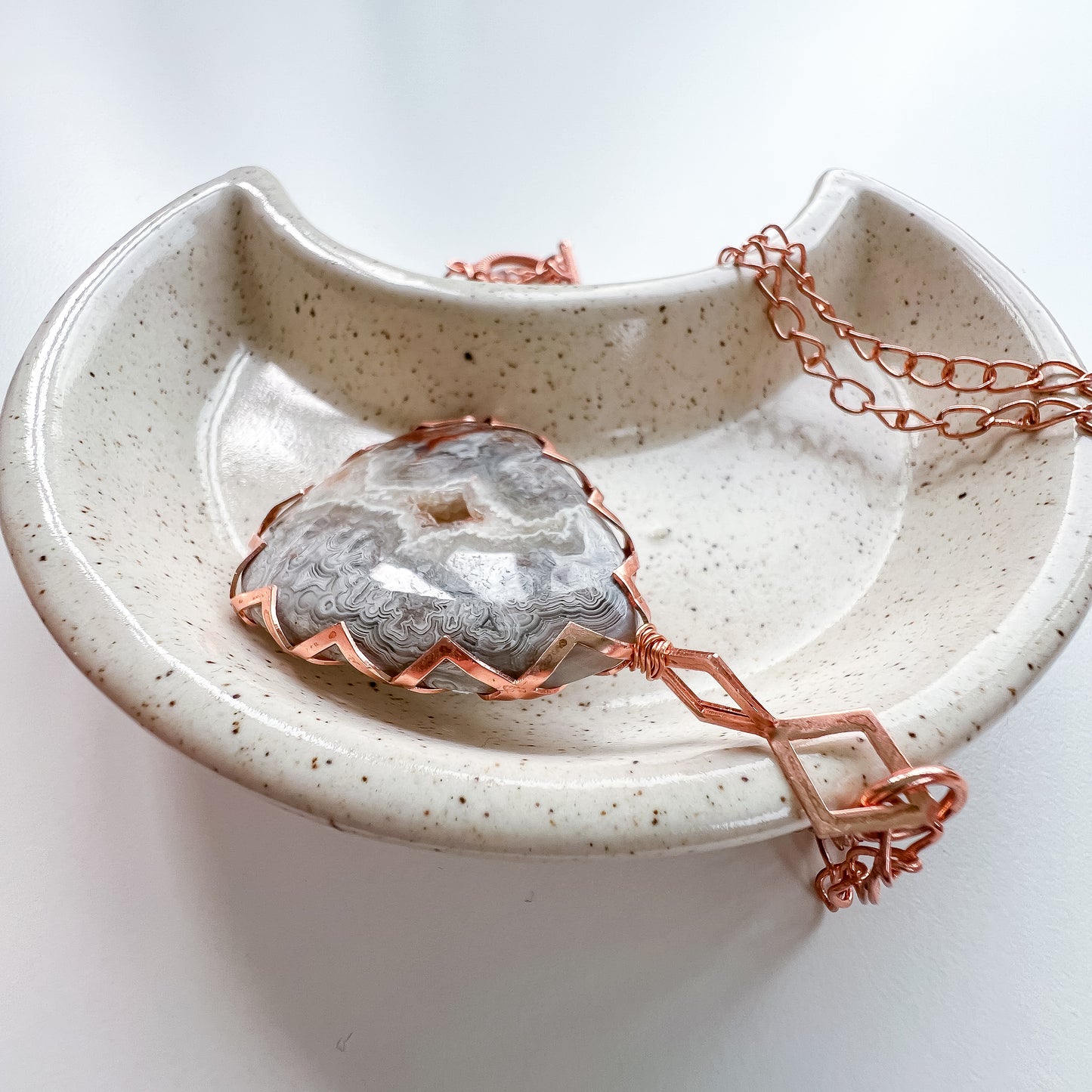 🌪✨ Wild Grace Pendant – Crazy Lace Agate Necklace ✨🌪 Jewellery MakerTV Piece 🩷💚