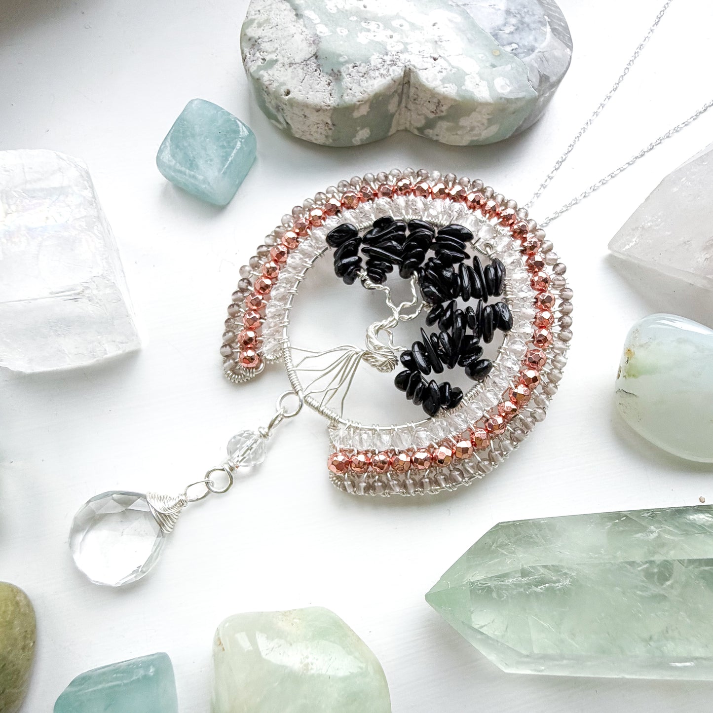 🌙 Light Held Safe — Protective Tree of Life Talisman Necklace