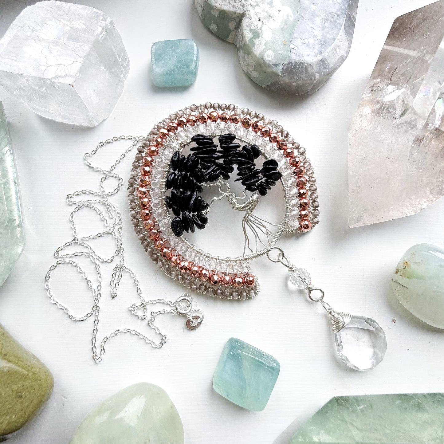 🌙 Light Held Safe — Protective Tree of Life Talisman Necklace