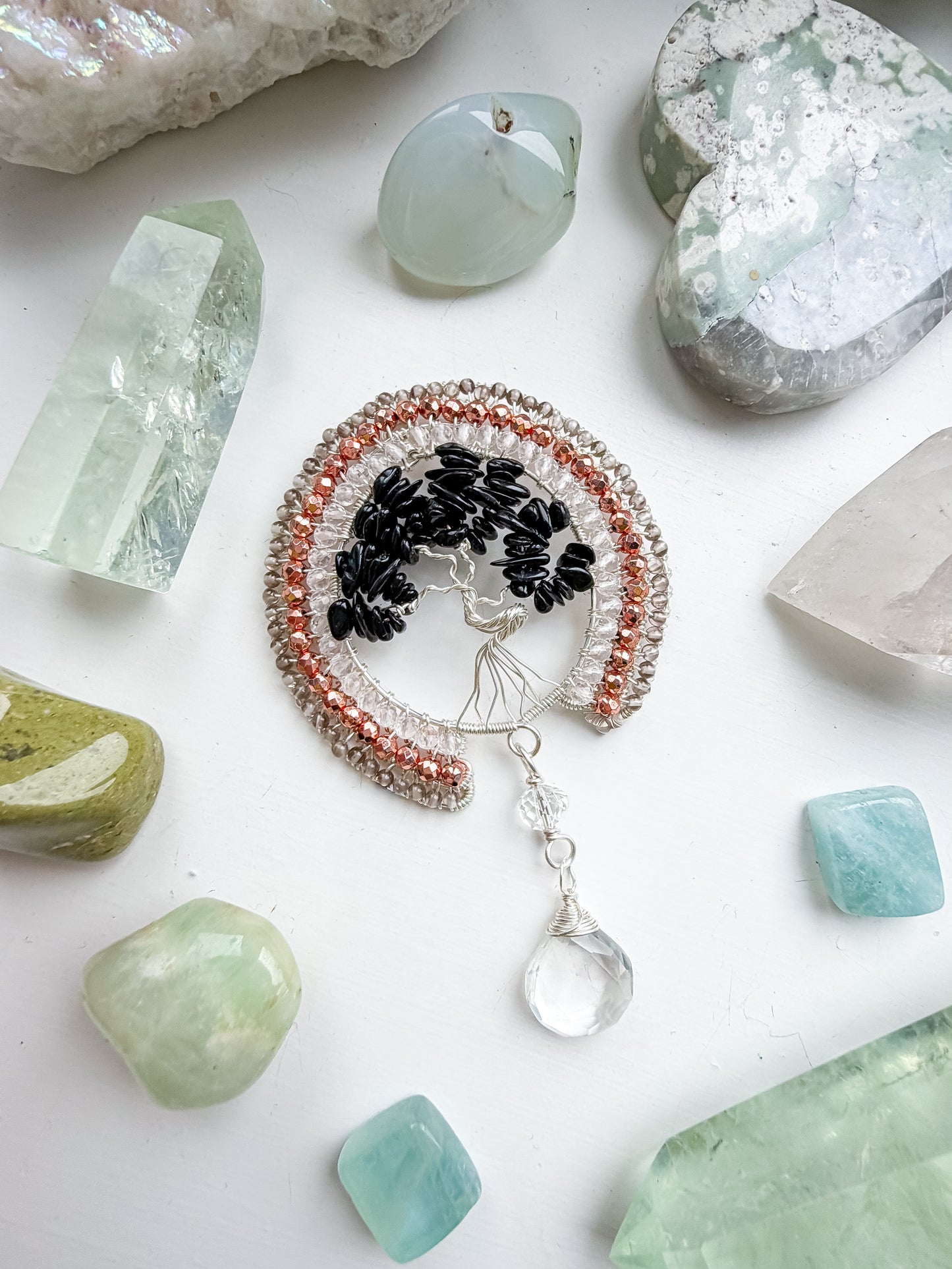 🌙 Light Held Safe — Protective Tree of Life Talisman Necklace