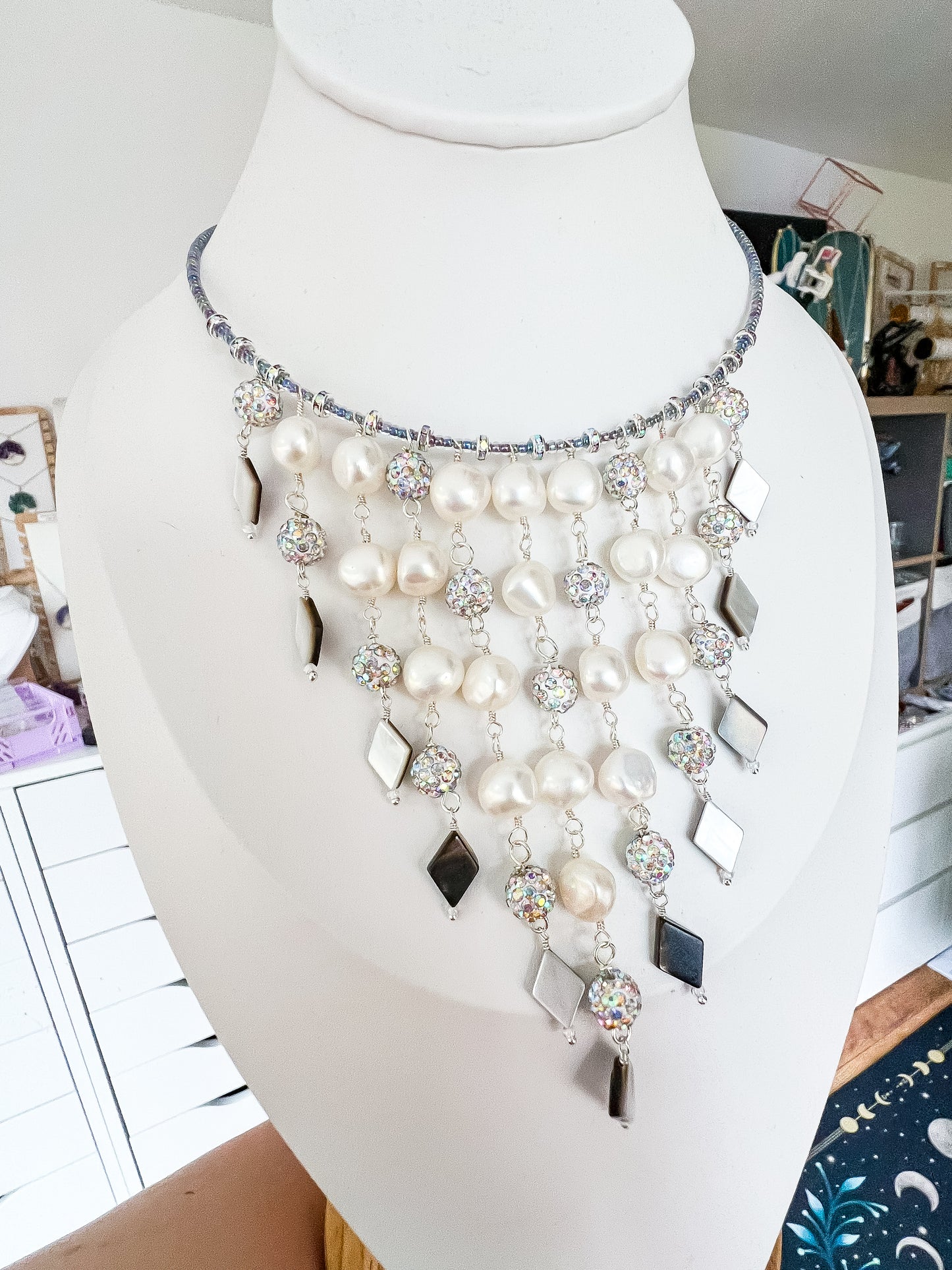 🌊✨ Cascade Dream Necklace ✨🌊 Jewellery MakerTV Piece 🩷💚