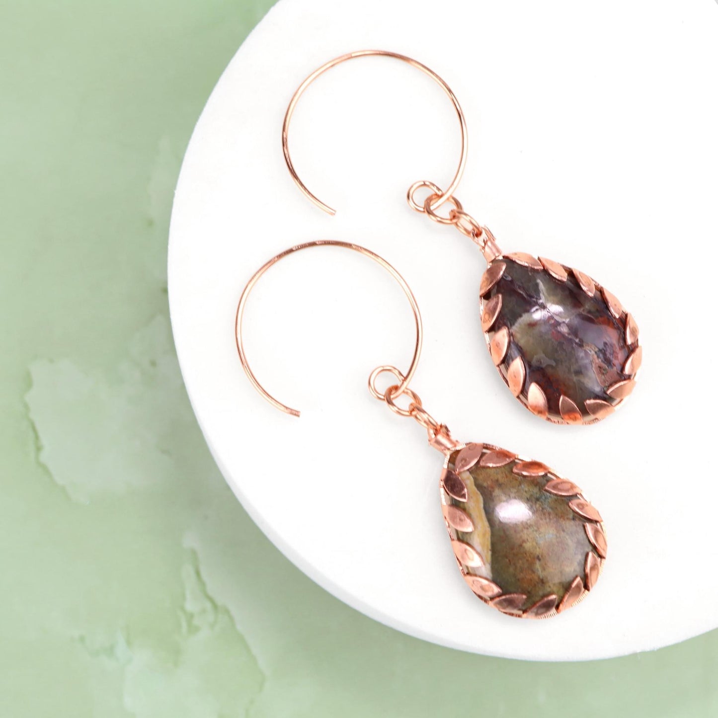 🌙✨ Crazy Lace Agate Earrings ✨🌙 Jewellery MakerTV Piece 🩷💚