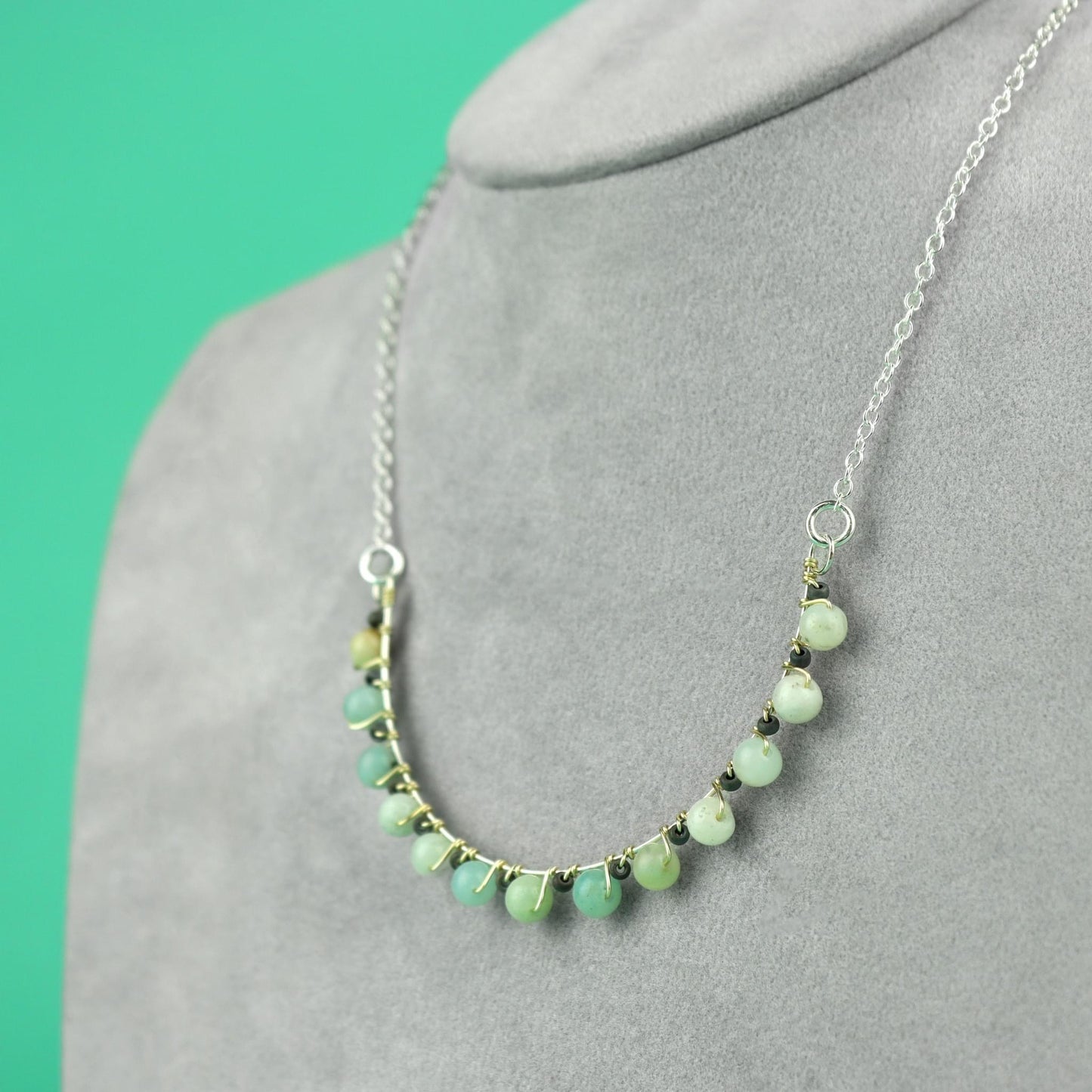 🌿 Aventurine Cascade Necklace 🌿 Jewellery MakerTV Piece 🩷💚
