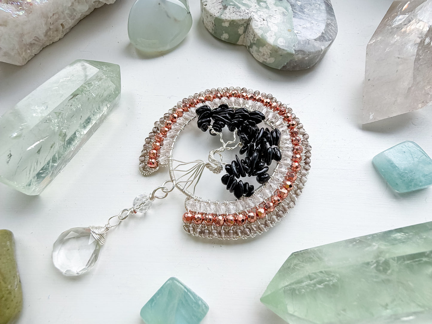 🌙 Light Held Safe — Protective Tree of Life Talisman Necklace