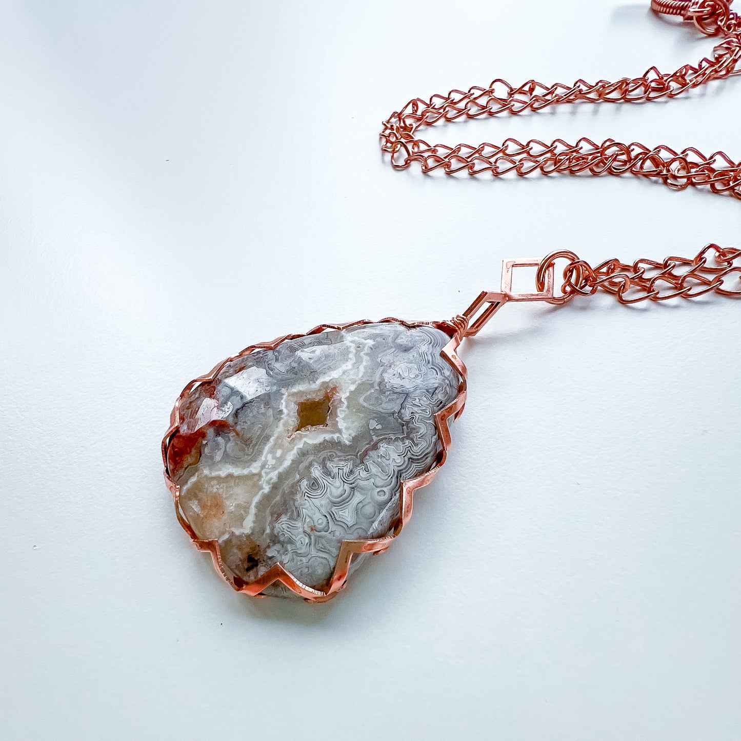🌪✨ Wild Grace Pendant – Crazy Lace Agate Necklace ✨🌪 Jewellery MakerTV Piece 🩷💚