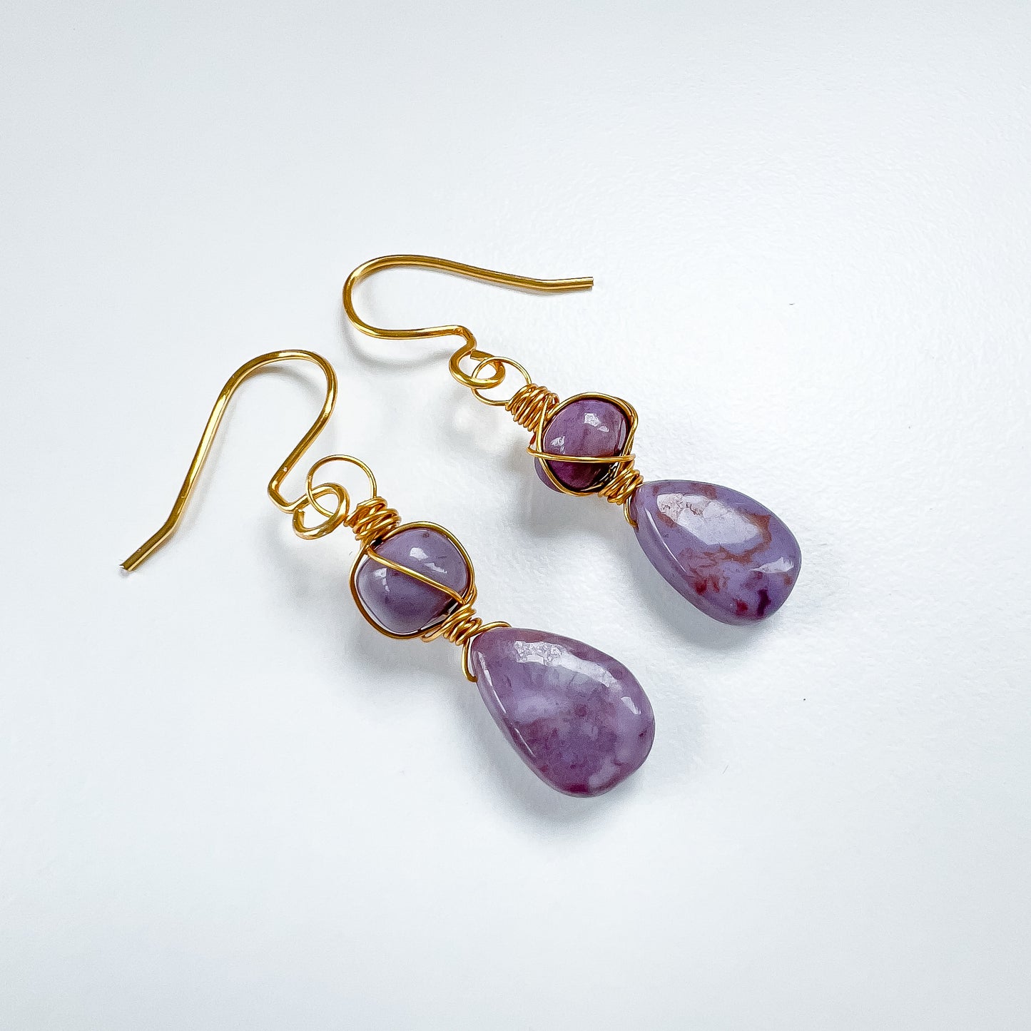💜✨ Burmese Jadeite Drop Earrings ✨💜 Jewellery MakerTV Piece 🩷💚