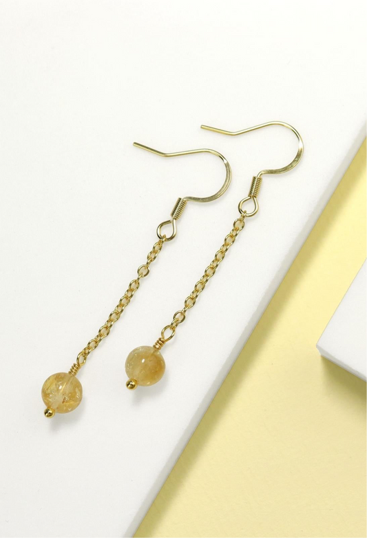 🌟 Citrine drop earrings 🌟 Jewellery MakerTV Piece 🩷💚