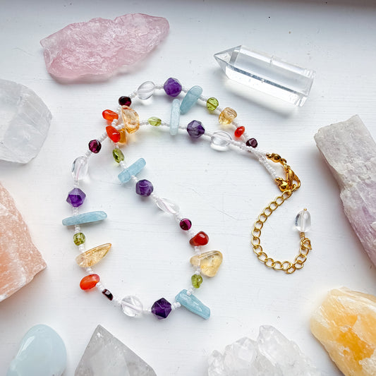 . 🌈✨💎 Chakra Rainbow Choker 💎✨🌈