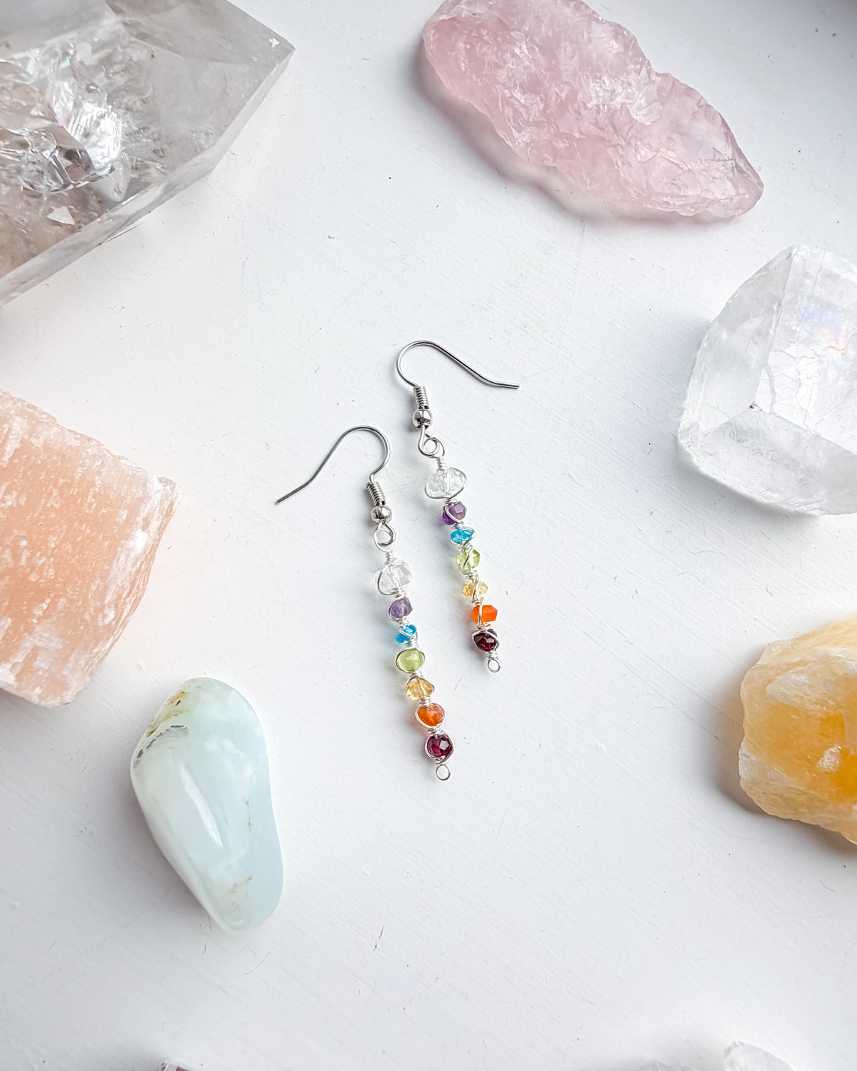 . 🌈✨💎 Chakra Mini Earrings 💎✨🌈