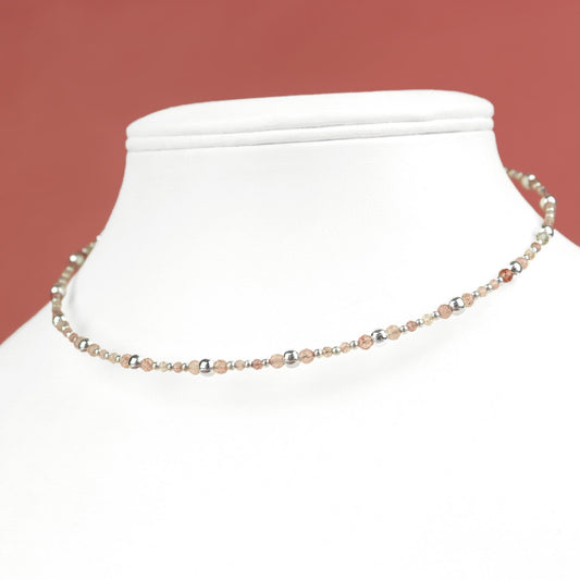 🍓✨ Strawberry Quartz Choker ✨🍓 Jewellery MakerTV Piece 🩷💚