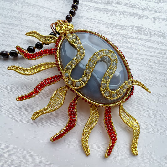 Year of the Snake Statement Necklace