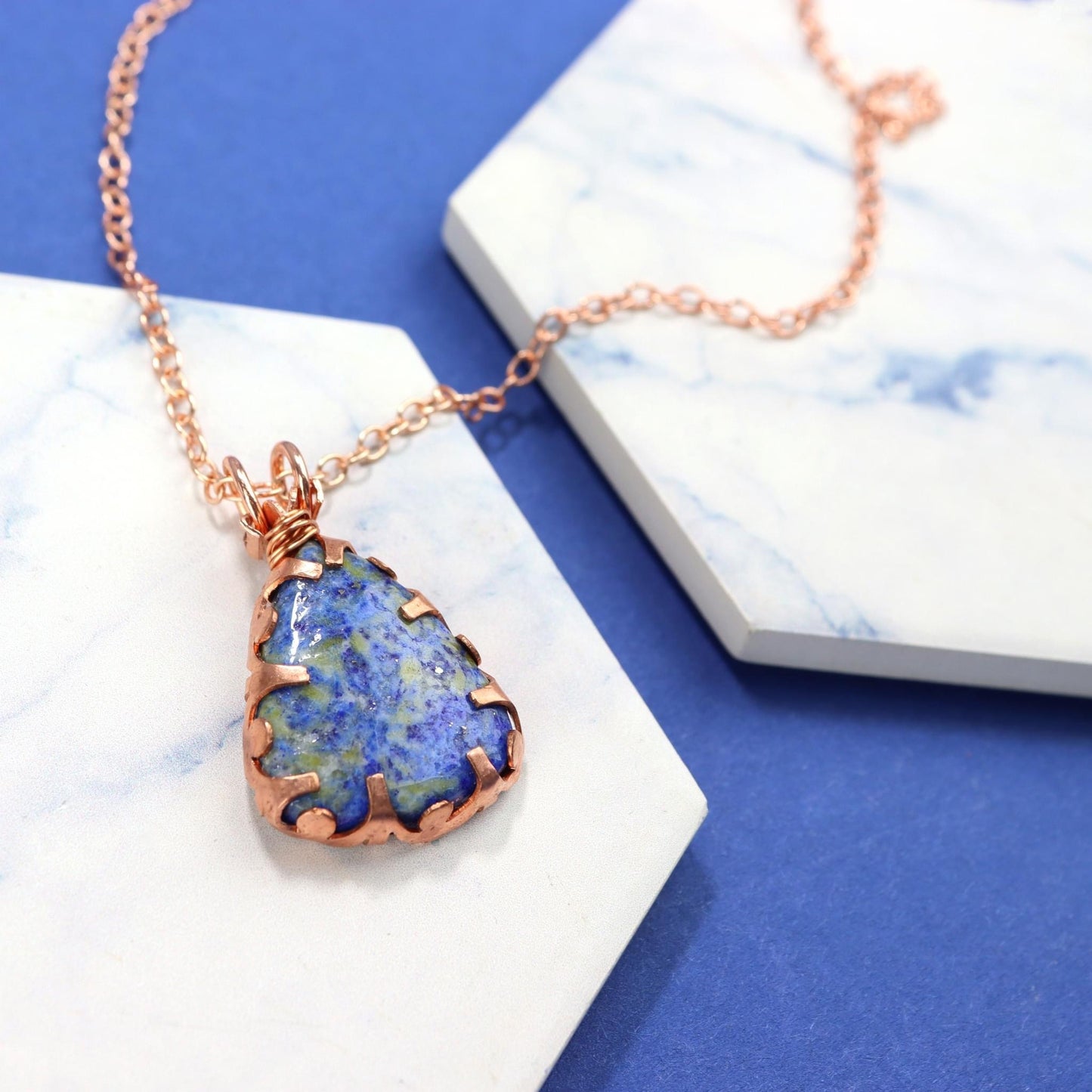 💙✨ Lapis Lazuli Crown Necklace ✨💙 Jewellery MakerTV Piece 🩷💚