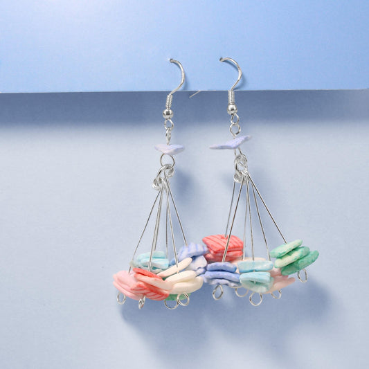 🌈🦋 Shell Drop Earrings 🦋🌈 Jewellery MakerTV Piece 🩷💚