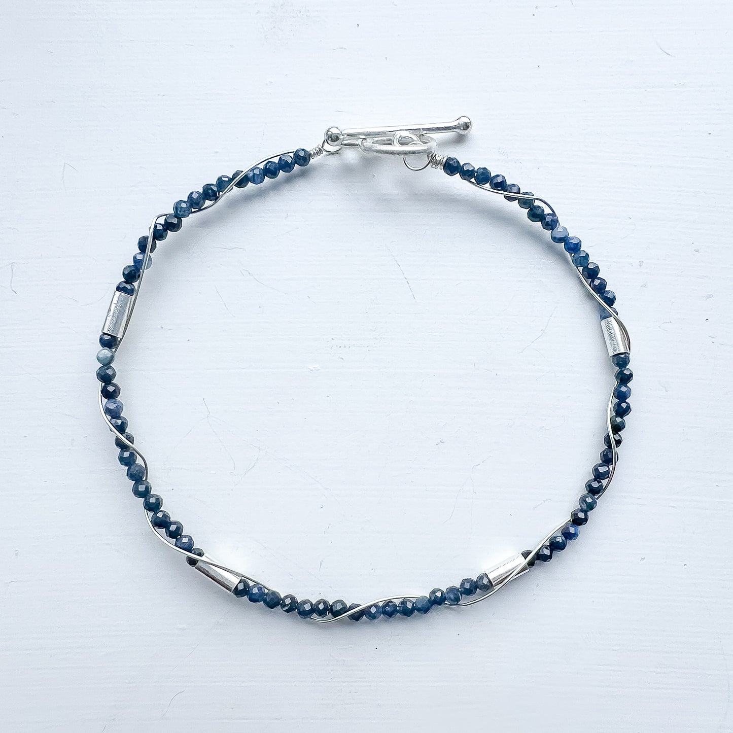 💙✨ Sapphire Twist Bracelet ✨💙 Jewellery MakerTV Piece 🩷💚