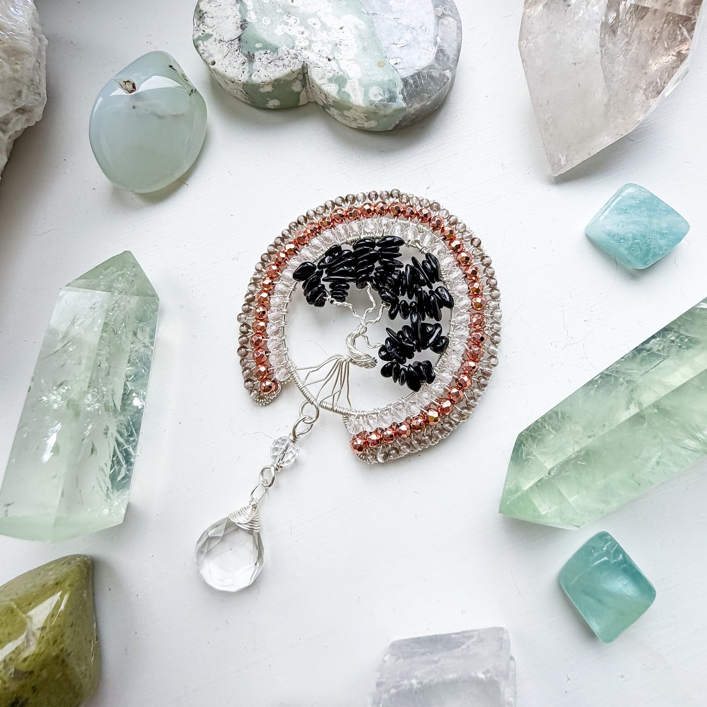 🌙 Light Held Safe — Protective Tree of Life Talisman Necklace